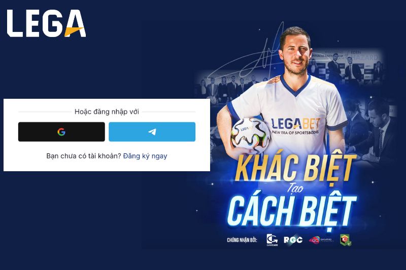 đăng nhập lega